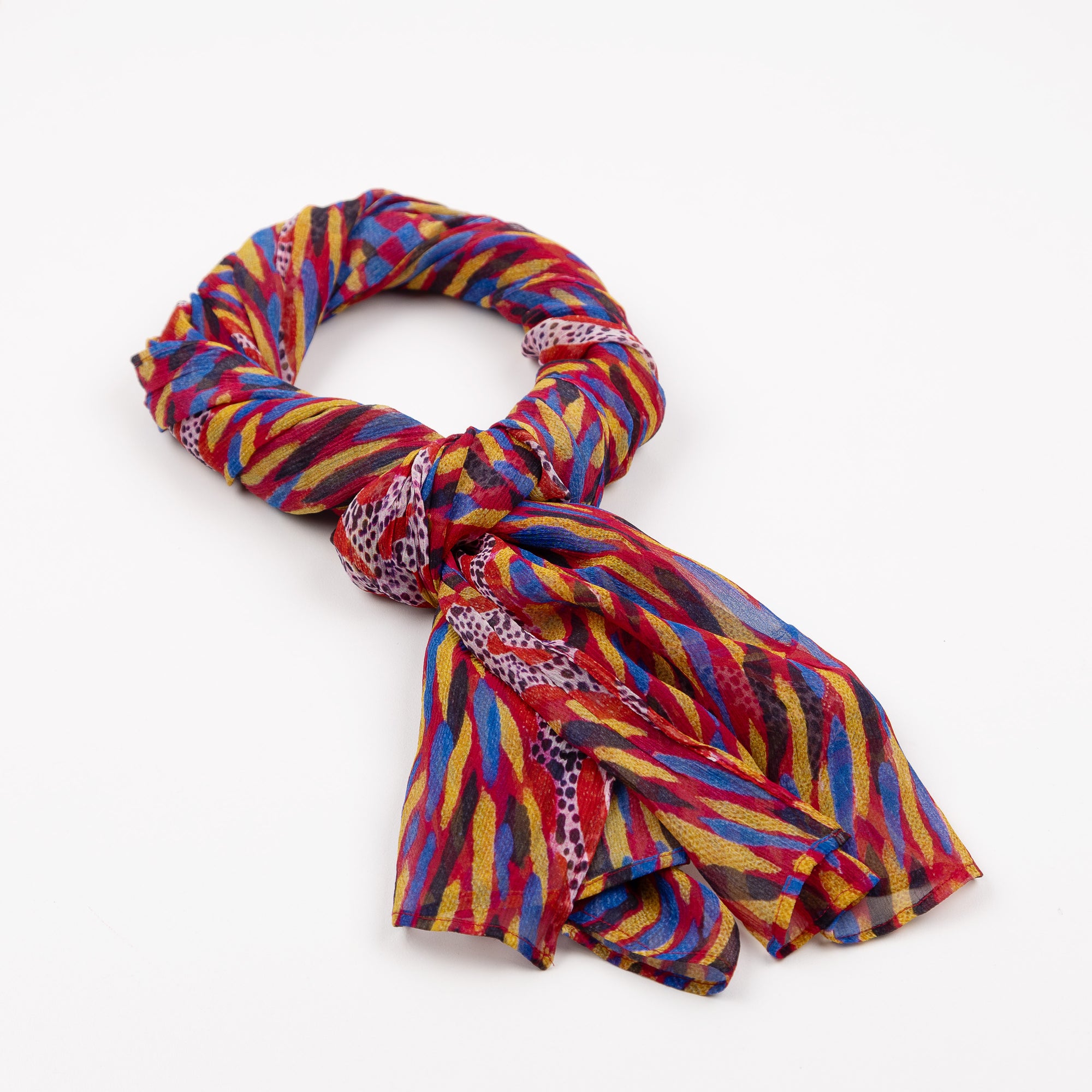 Storms in the Pilbara – Silk Chiffon Scarf – Designed by Kaye White