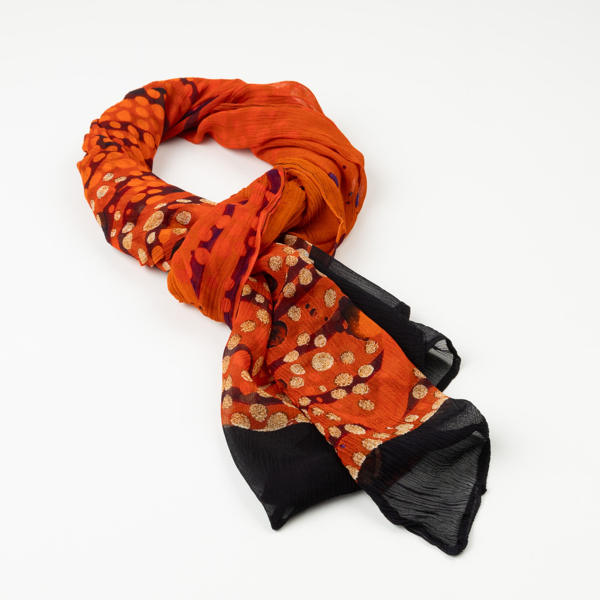 Overland Sigh – Silk Chiffon Scarf – Designed by Emma Kerslake