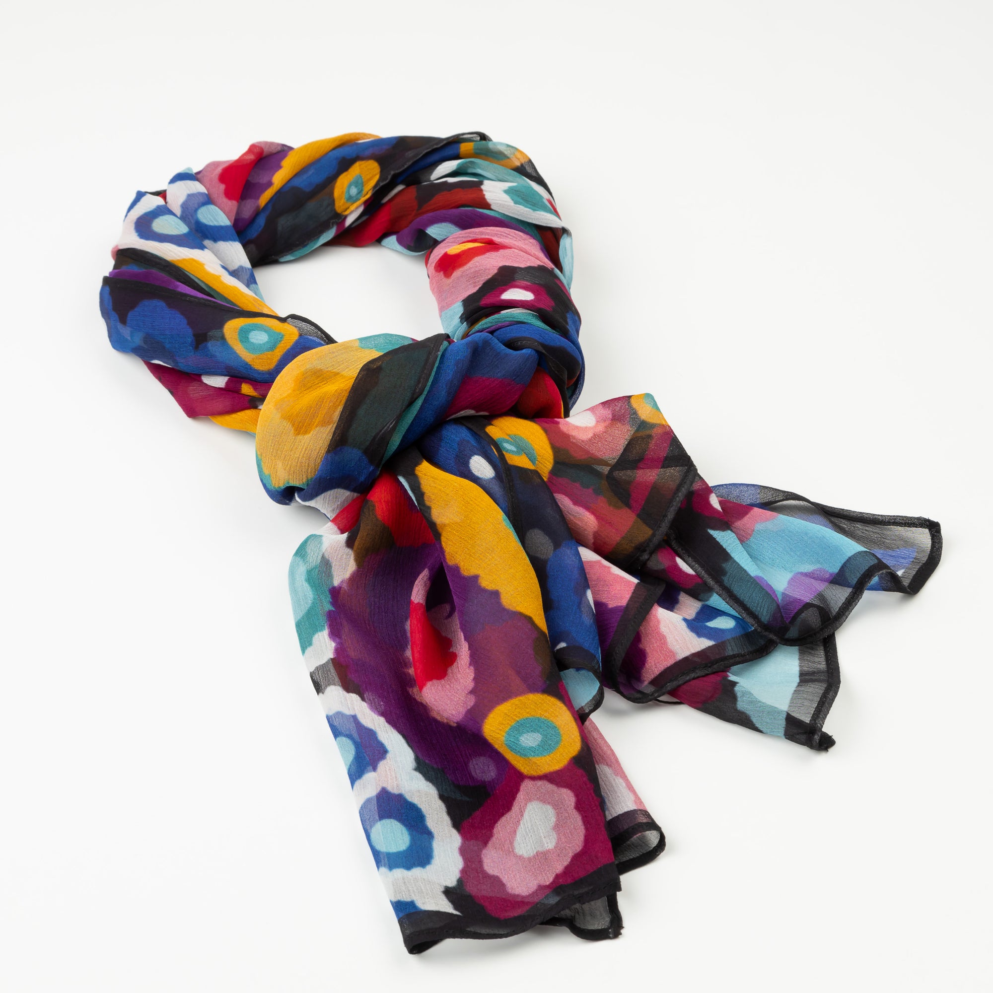 Koort Dreaming – Silk Chiffon Scarf – Designed by Buffie Punch