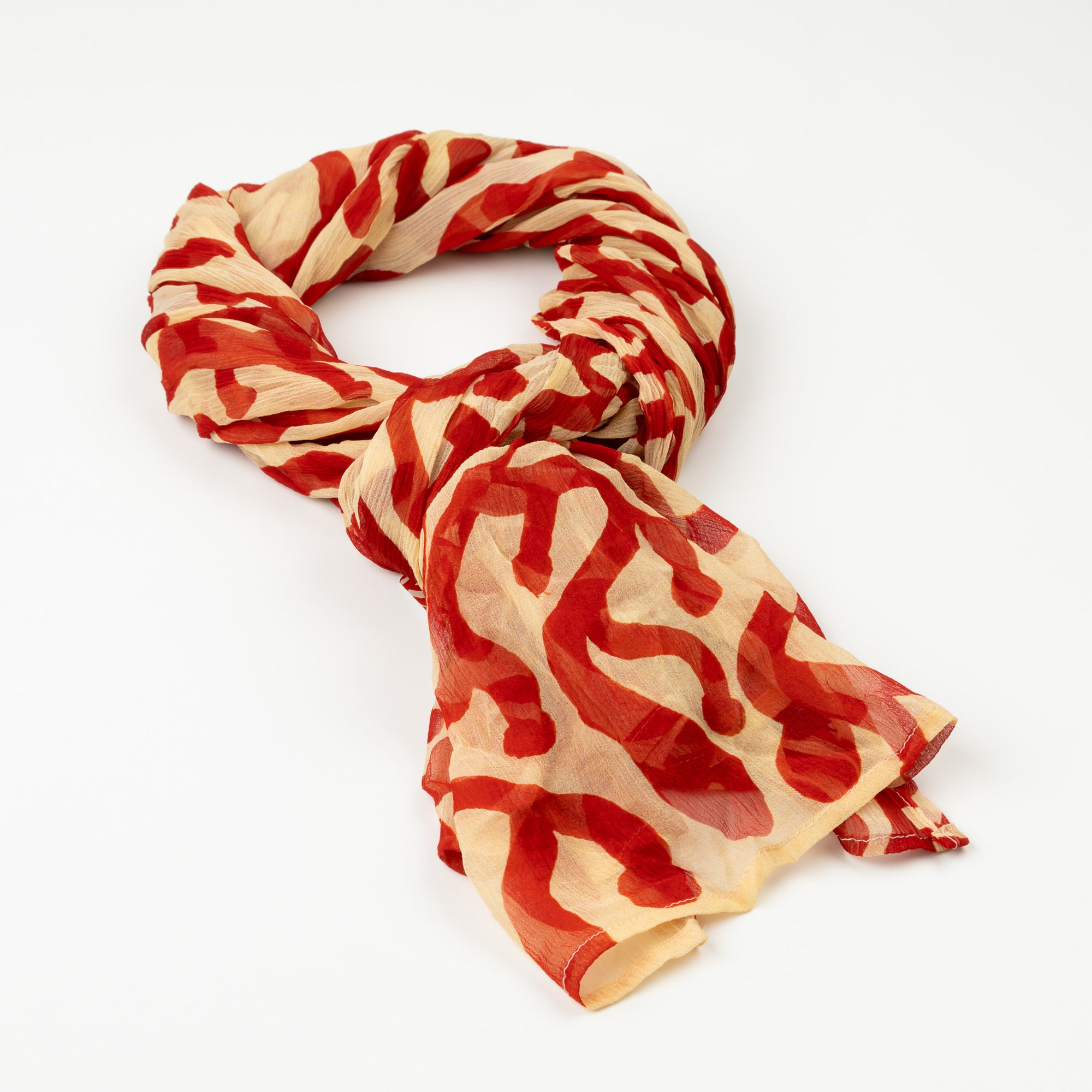 Grevillea – Silk Chiffon Scarf – Designed by Jessica Tedim
