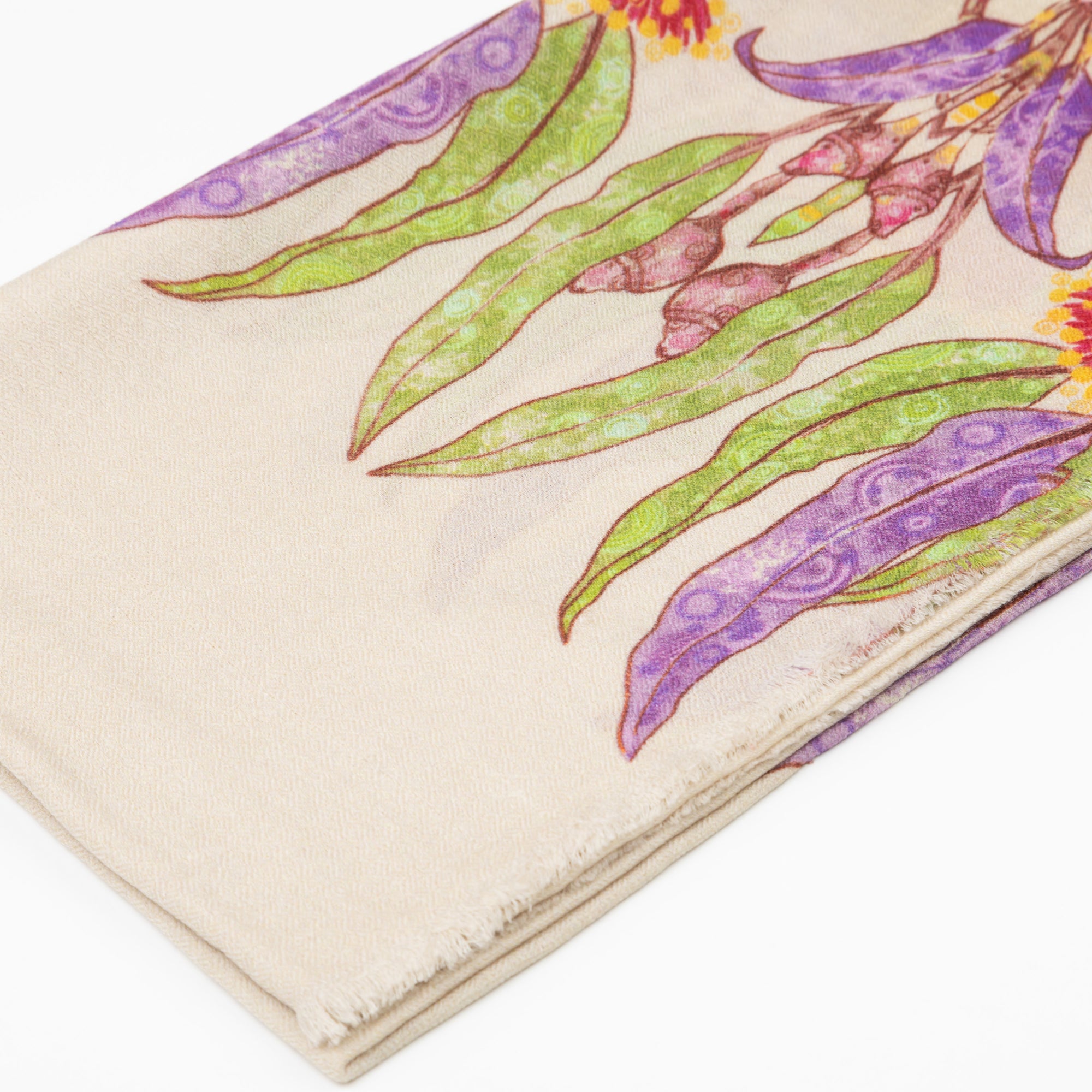 Gungurra (Princess Gum) – Luxury Cashmere Scarf – Designed by Buffie Punch