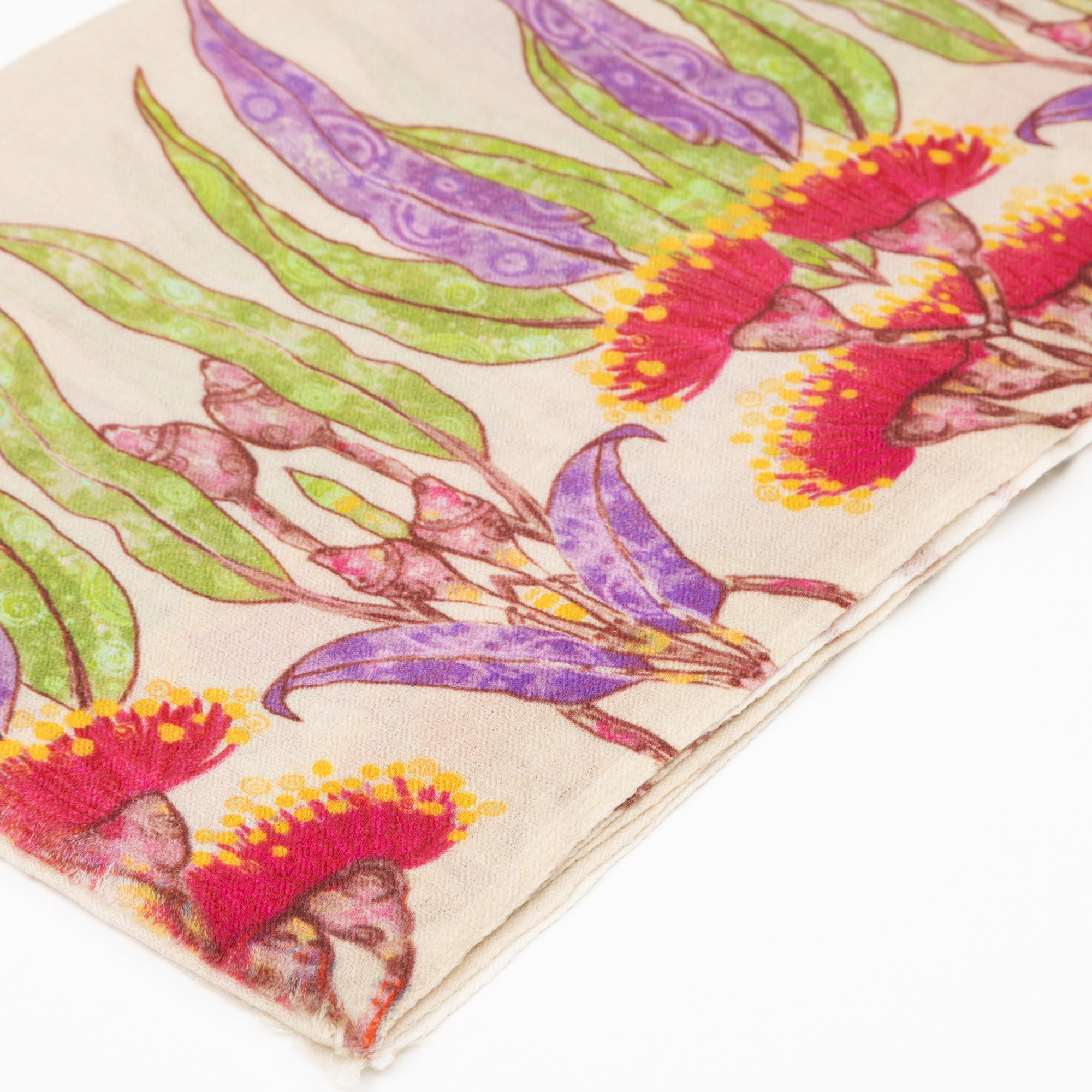 Gungurra (Princess Gum) – Luxury Cashmere Scarf – Designed by Buffie Punch