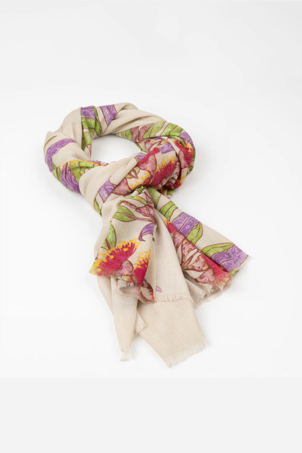 Gungurra (Princess Gum) – Luxury Cashmere Scarf – Designed by Buffie Punch