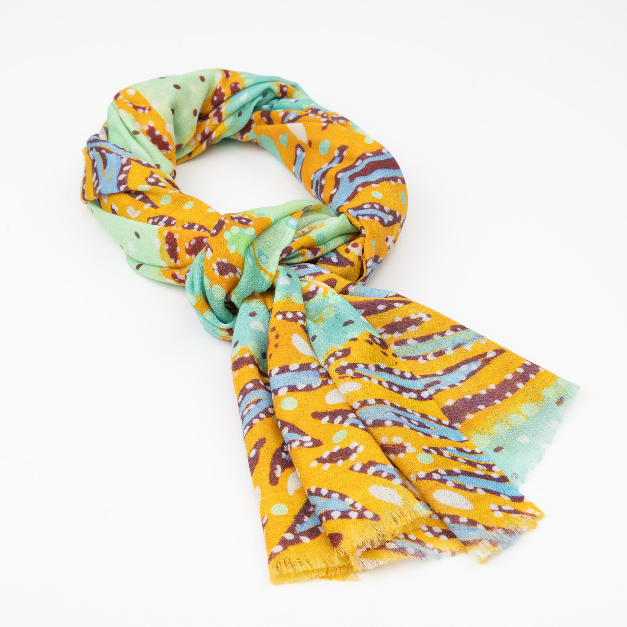 Karijini – Luxury Cashmere Scarf – Designed by Sally White