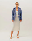 Australian jacket featuring Wildflowers in the Pilbara artwork by Carol Martin with colourful native floral design.