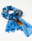 Split Jack Silk Chiffon Scarf