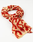 Grevillea – Silk Chiffon Scarf – Designed by Jessica Tedim