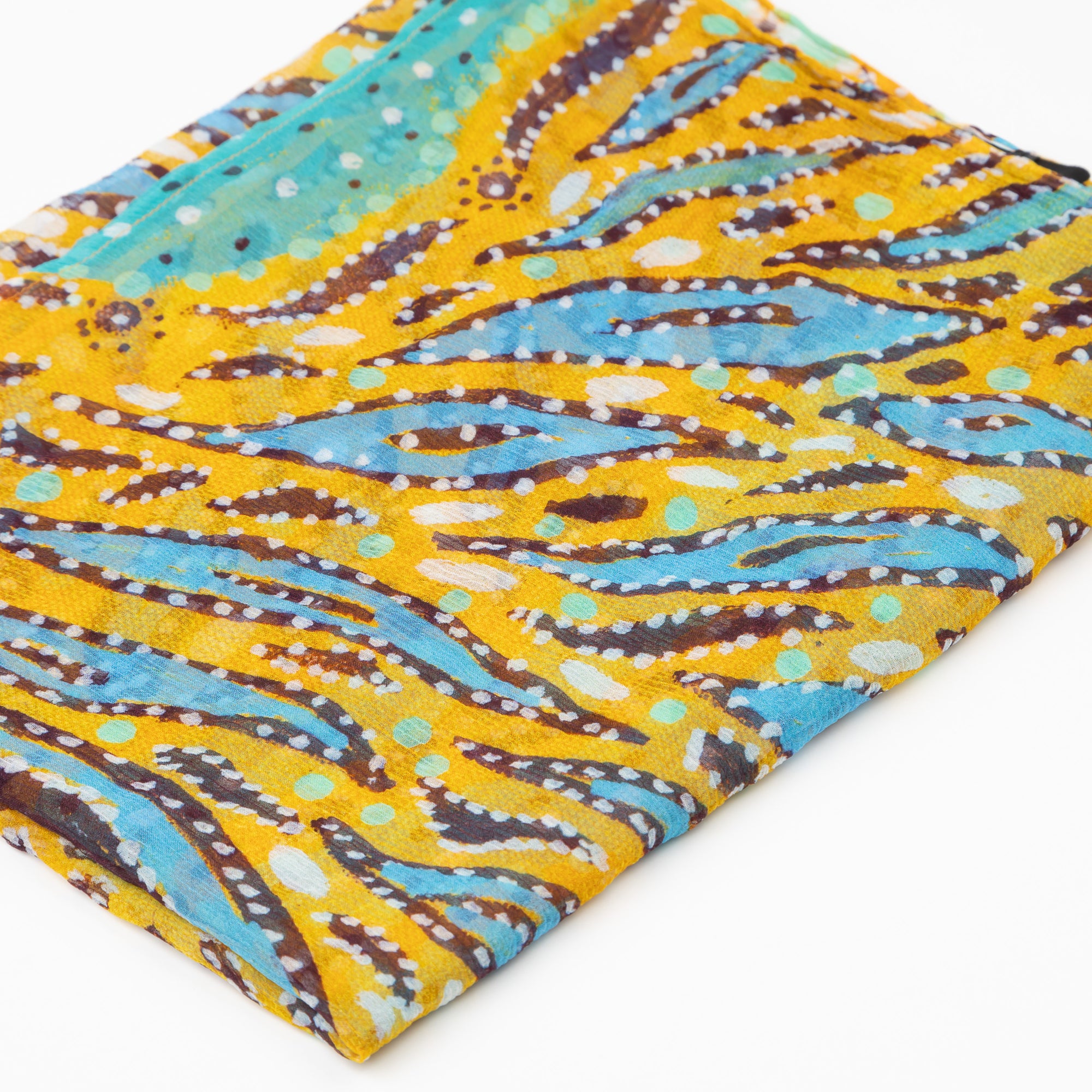 Karijini - Silk Chiffon Scarf by Sally White