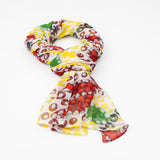 Blooming Sturt Peas - Silk Chiffon Scarf by Sally White