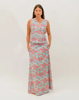 Bushtucker skirt featuring authentic Australian Indigenous artwork by Sally White inspired by native bush foods.