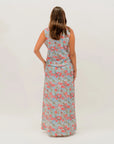 Stylish Bushtucker skirt with native Australian bush food artwork designed by Indigenous artist Sally White.
