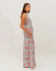 Women's Bushtucker skirt showcasing colourful Indigenous artwork by Australian artist Sally White.