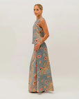 Women's Dry Country skirt with contemporary Indigenous artwork by Sheryl Hicks celebrating Australia's natural beauty.