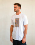 Unisex Dry Country t-shirt featuring authentic First Nations artwork by Kirrikin, printed on comfortable organic cotton.