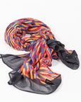 Storms of Pilbara Silk Chiffon Scarf by Kaye White