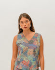 Pilbara Wildflowers Tank Top - Artwork by Sheryl Hicks