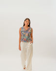 Pilbara Wildflowers Tank Top - Artwork by Sheryl Hicks