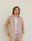 Kirrikin Long Sleeve Dry Country shirt with Indigenous art by Sheryl Hicks.