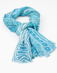 Ocean Tide - Cashmere Scarf by Carol Martin