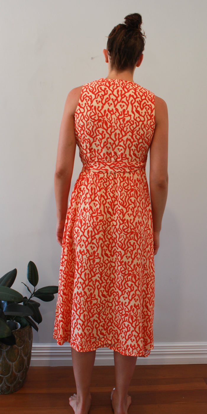 Sam Wrap Dress - Grevillia