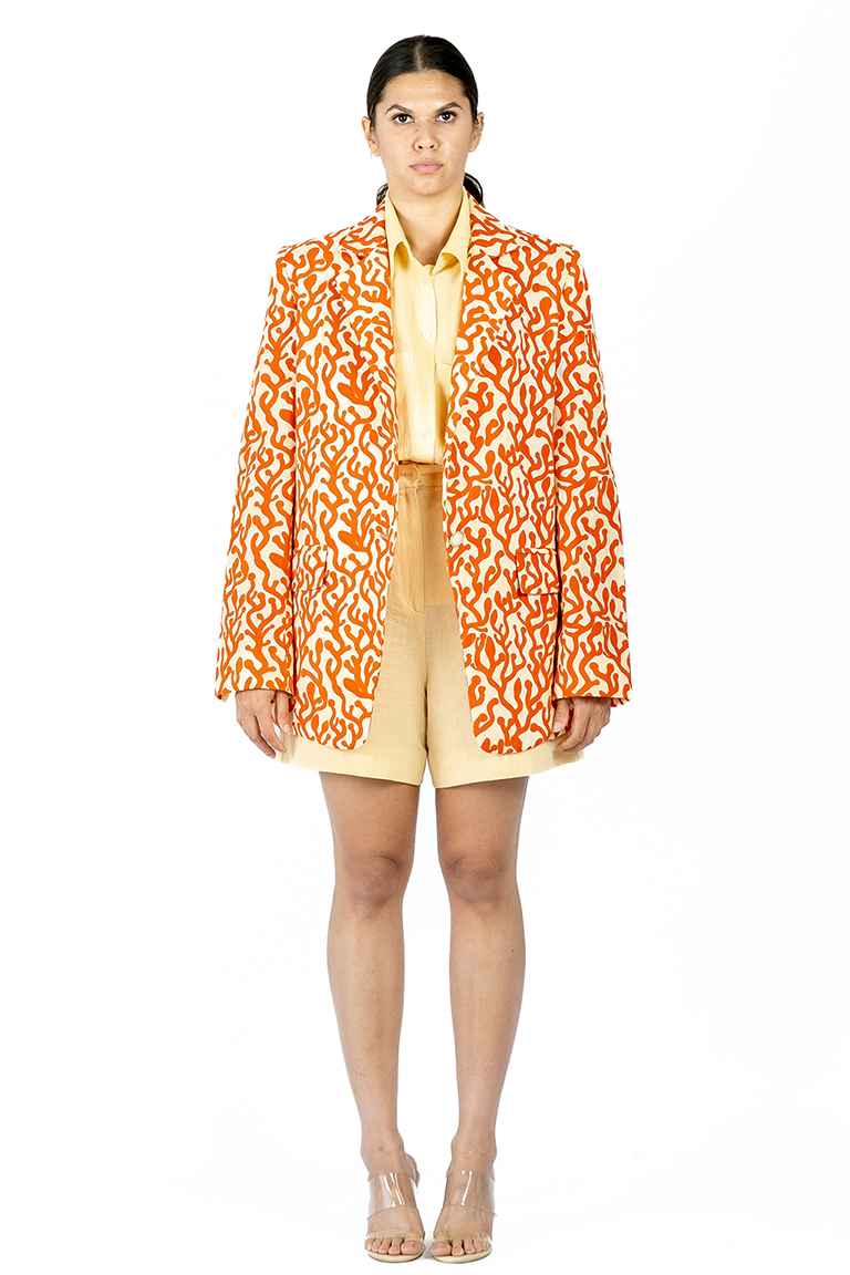 Oversized Ladie&#39;s Blazer - Grevillea