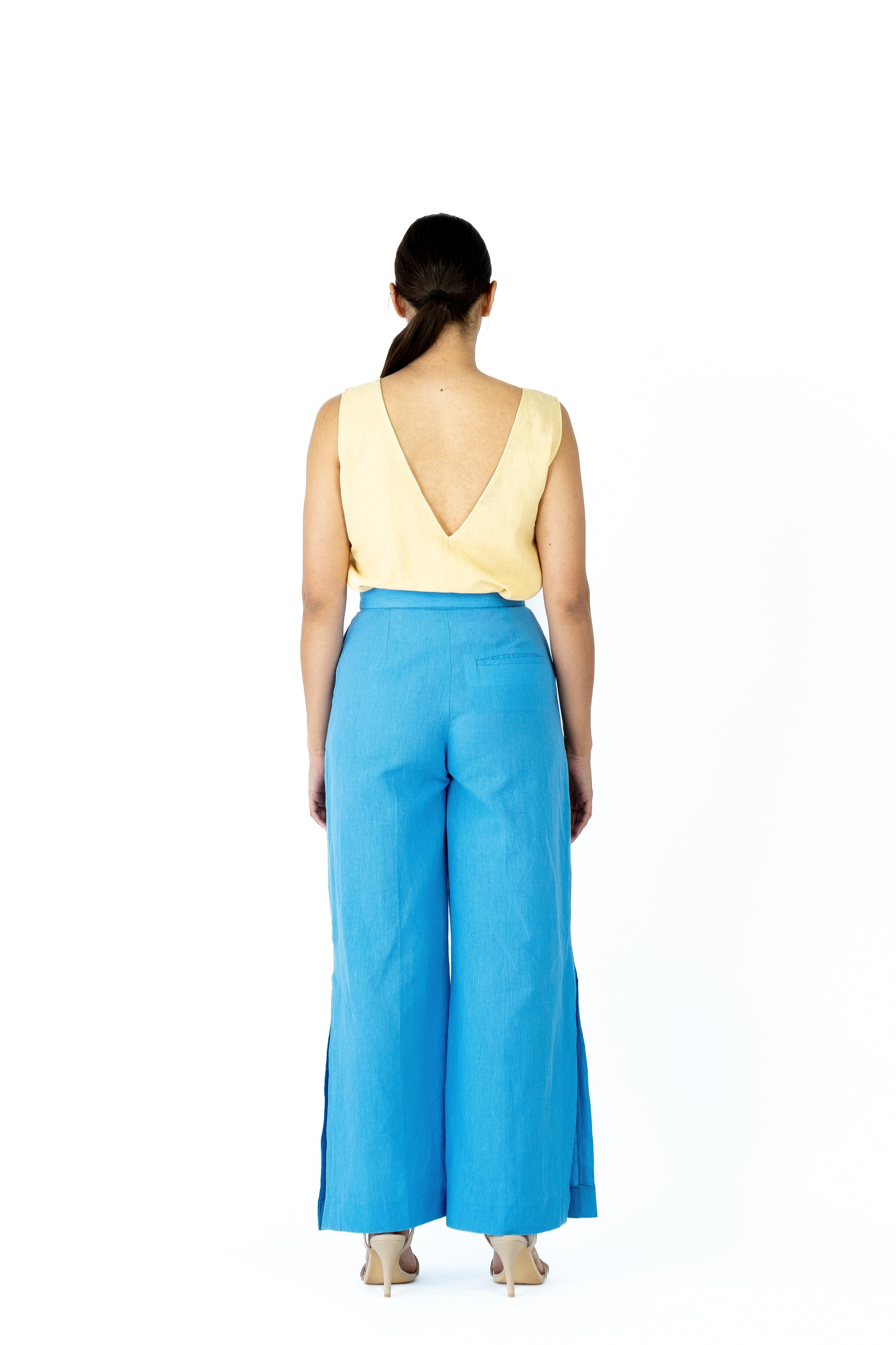 Tailored Trouser - Baby Blue