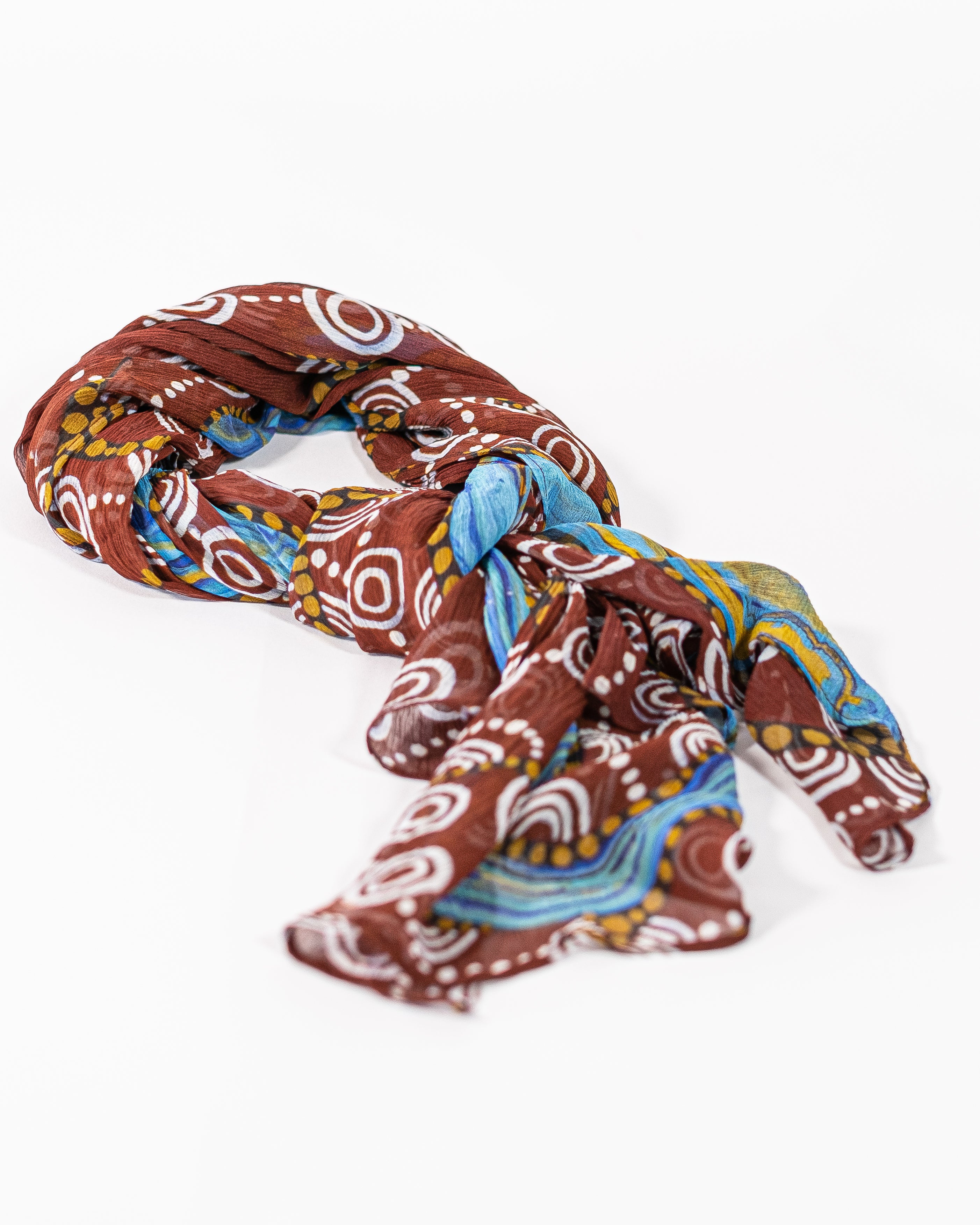 Silk Chiffon Scarf - Our Beautiful Country